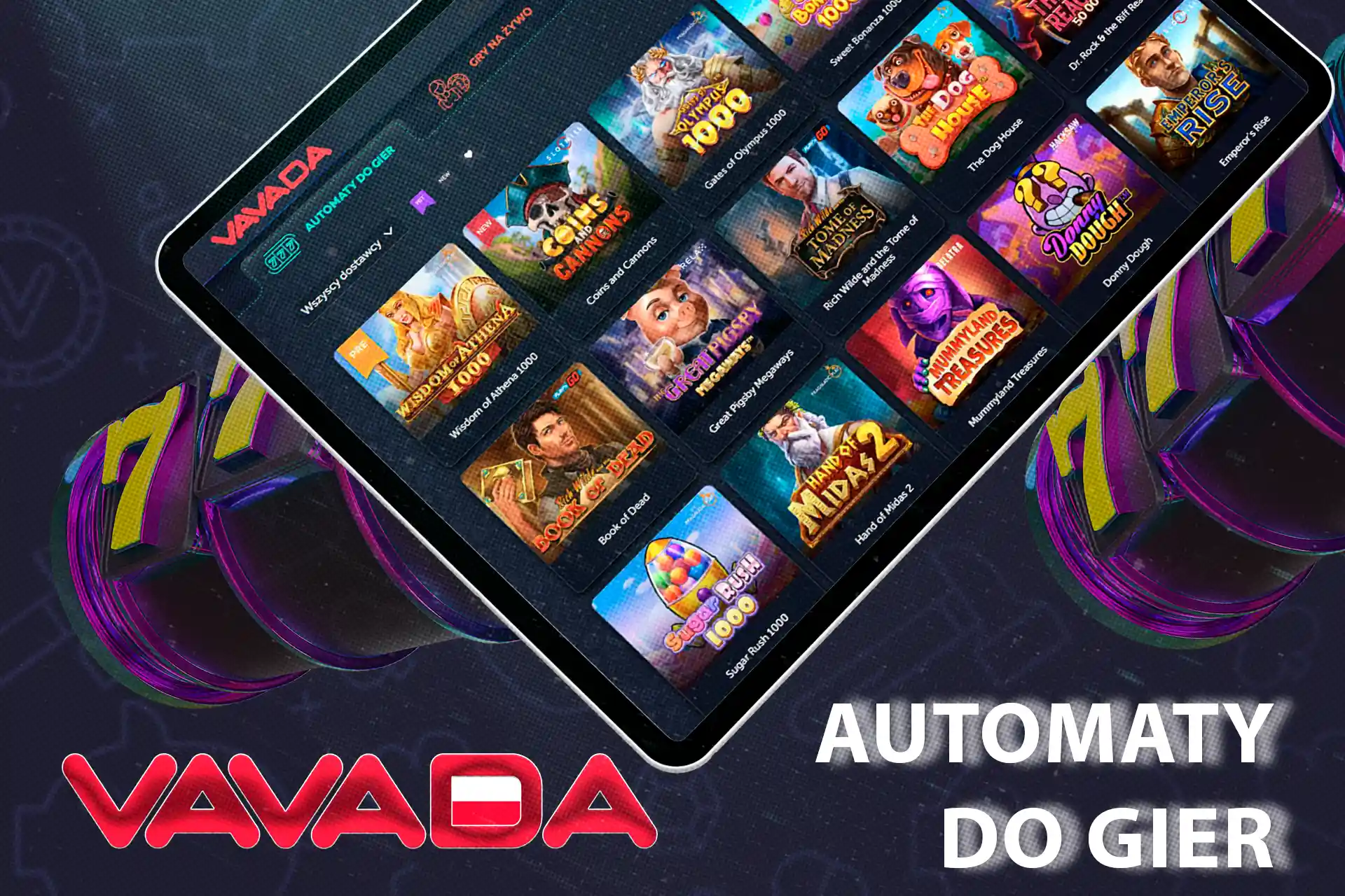 Sloty Vavada Casino – ponad 4000 automatów od Pragmatic Play, NetEnt i innych