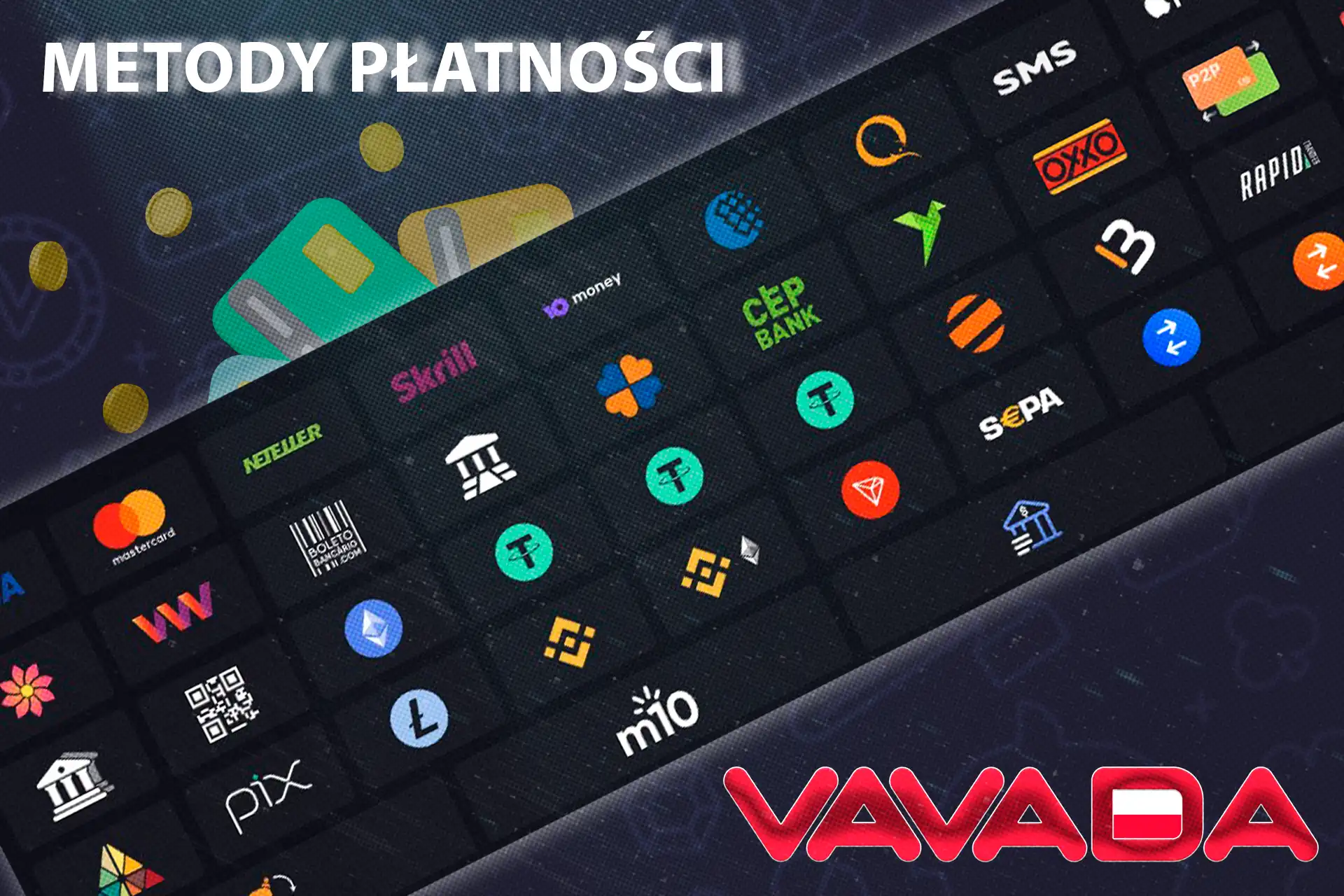 Vavada Casino metody płatności – BLIK, Visa, Skrill, kryptowaluty